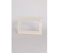 Рамка для 2-й розетки Elbi Zena Kремовый с заземлением 608-010300-907