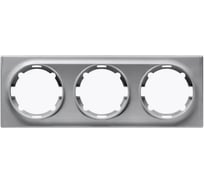 Комплект OneKeyElectro Рамка тройная, цвет серый (7шт.) 7702239