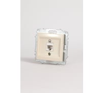 Розетка компьютерная Elbi Zena Vega Kремовый (Cat 6) M+K 609-010300-247