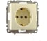 Розетка Elbi Zena Vega Kремовый с заземлением M+K 609-010300-217 2