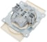 Розетка 2-местная Elbi Zena Vega Kремовый без заземления M+K 609-010300-908 3