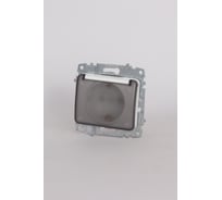 Розетка Elbi Jazz с крышкой, с заземлением M+K белый 607-010200-218