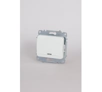 Выключатель Elbi Jazz с подсветкой M+K белый 607-010200-201