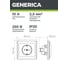 Розетка GENERICA 1местн. без з/к без защ.штор. 10А ВЕГА белый ERV10-K01-10-DM 5
