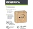 Розетка GENERICA 1местн. без з/к 10А откр.уст. ОКТАВА сосна ERO10-K03-10-DC 2