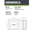 Розетка GENERICA 1местн. c з/к 16А откр.уст. ОКТАВА сосна ERO11-K03-16-DC 4
