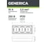 Розетка GENERICA 3местн. без з/к 10А откр.уст. ОКТАВА белый ERO30-K01-10-DC 5