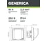 Розетка GENERICA РСбш11-3-ККБ-44 1местн. c з/к с защ. штор. с бол. кр. керамика IP44 16А КВАРТА белый ERK71-K01-10-DM-44 5