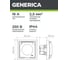 Розетка GENERICA РСбш10-3-ККБ-44 1местн. c з/к с защ. штор. с кр. керамика IP44 16А КВАРТА белый ERK70-K01-10-DM-44 5