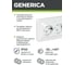 Розетка GENERICA 2местн. с з/к c защ.штор. 16А ВЕГА белый ERV24-K01-16-DM 3