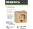 Розетка GENERICA 1местн. c з/к с защ.штор. 16А откр.уст. ОКТАВА сосна ERO14-K03-16-DC 3