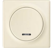 Комплект OneKeyElectro Выключатель одноклавишный с подсветкой (1 шт.); рамка (1 шт.), цвет бежевый 2242885