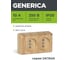 Розетка GENERICA 2местн. без з/к с защ.штор.10А откр.уст. ОКТАВА сосна ERO23-K03-10-DC 2