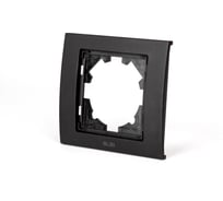 Рамка 1-местная Elbi Zena Platin Матовый Черный 500-073700-271