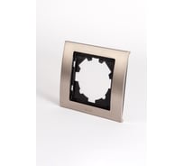 Рамка 1-местная Elbi Zena Platin Сталь 500-073000-271
