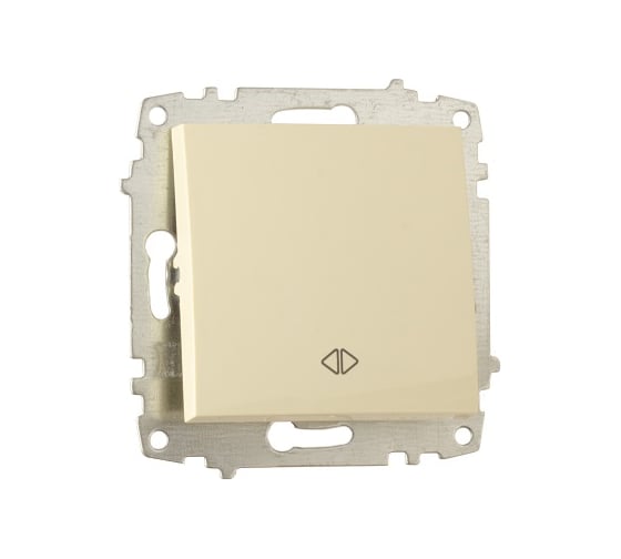 Переключатель перекрестный Elbi Zena Vega Kремовый M+K 609-010300-214