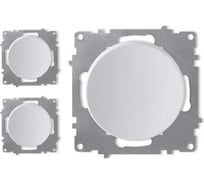 Комплект OneKeyElectro Выключатель одноклавишный, цвет белый (3 шт.) 7700018