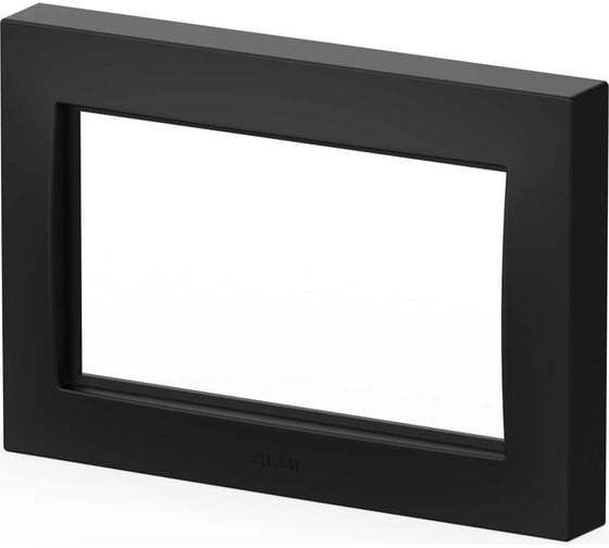 Рамка для 2-ой розетки без заземления ELBI Vega Черный Матовый 510-014800-908