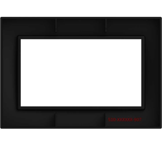 Рамка для 2-ой розетки без заземления ELBI Vega Черный Матовый 510-014800-908