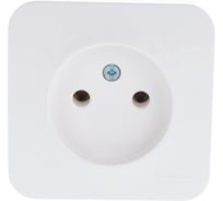 Розетка Systeme Electric BLANCA без заземления, без шторок, молочный BLNRA000102