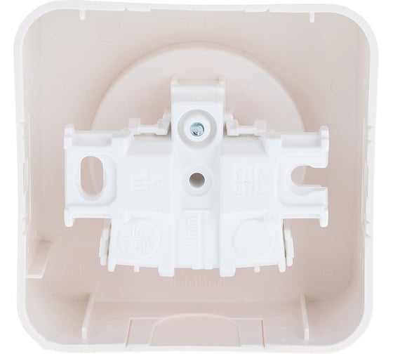 Розетка Systeme Electric BLANCA без заземления, без шторок, молочный BLNRA000102