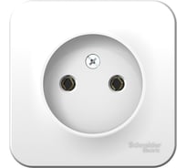 Розетка Systeme Electric BLANCA без заземления, без шторок, белый BLNRA000101