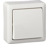 1-клавишный выключатель Systeme Electric ХИТ, О/У, 6А, 250В, белый VA16-131I-B