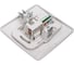 Двойная розетка Systeme Electric BLANCA, С/У, комплект RJ45 категория 5E + телефонная RJ11, белый BLNIS045111 5