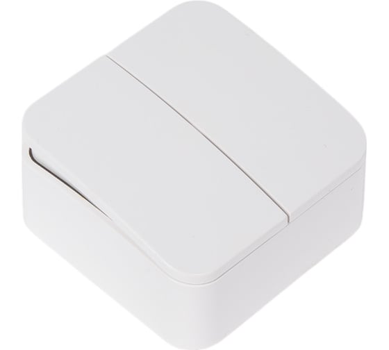 2-клавишный выключатель Systeme Electric BLANCA, О/У, 10А, 250B, белый BLNVA105001