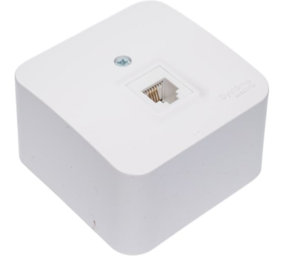 Телефонная розетка Systeme Electric BLANCA, О/У, RJ11, белый BLNIA011001