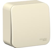 1-клавишный выключатель Systeme Electric BLANCA, О/У, cх.1, 10А, 250B, молочный BLNVA101002