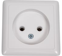 Розетка Systeme Electric ХИТ, О/У, без заземления, без шторок, белый RA10-131I-B