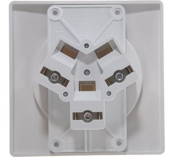 Силовая розетка Systeme Electric BLANCA, С/У, 2Р+N, 32А, 250В, белый BLNSR003231