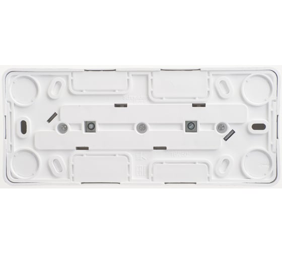 Тройная розетка Systeme Electric ЭТЮД, O/У, с заземлением, без шторок, 16А, 250B, белый PA16-011B