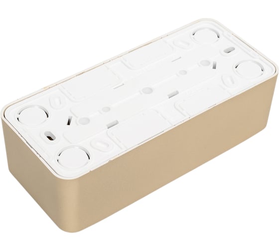 Розетка Systeme Electric BLANCA, О/У, 3-я, с заземлением, без шторок, титан BLNRA010314