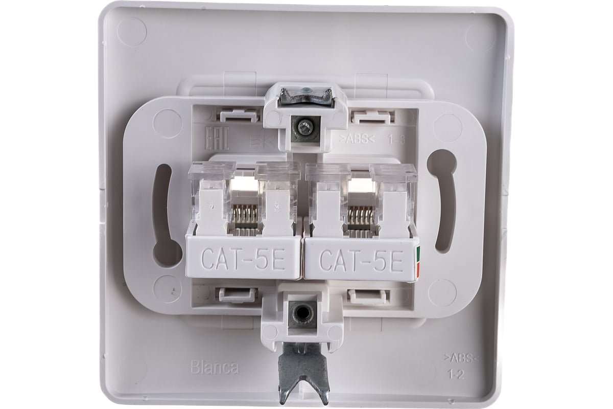 Розетка rj45 blanca скрытой установки розетка компьютерная rj45 белый schneider electric