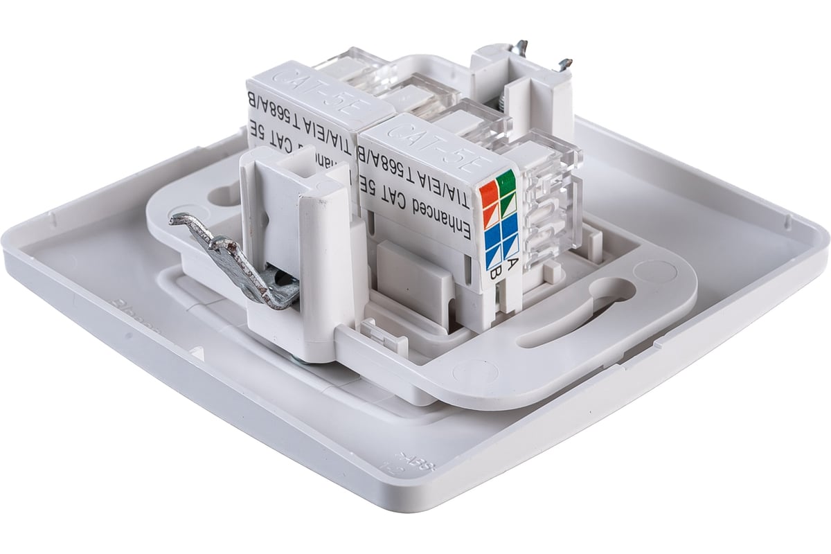 Розетка rj45 blanca скрытой установки розетка компьютерная rj45 белый schneider electric