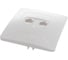 Двойная розетка Systeme Electric BLANCA, С/У, компьютерная, RJ45, категория 5E, молочный BLNIS045452 2