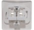Двойная розетка Systeme Electric BLANCA, С/У, компьютерная, RJ45, категория 5E, молочный BLNIS045452 3
