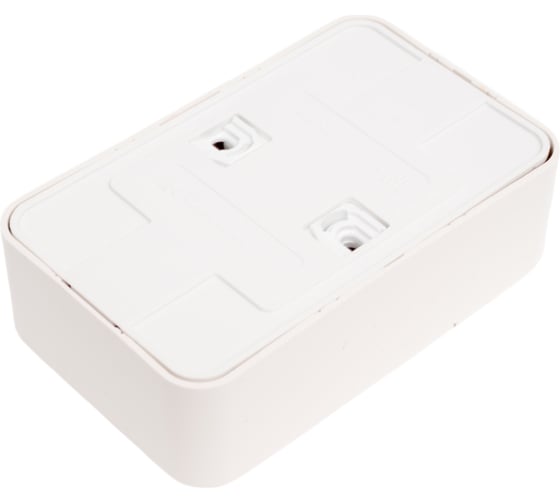 Двойная розетка Systeme Electric BLANCA, О/У, без заземления, со шторками, молочный BLNRA001212
