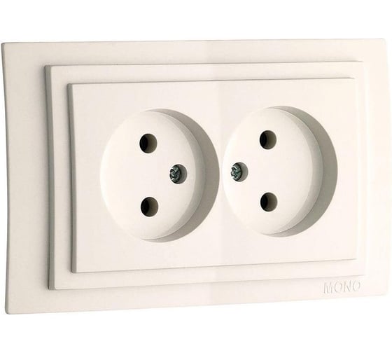 Розетка Mono Electric Larissa 2-я б/з Черешня 103-303005-121 1