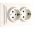 Розетка Mono Electric Larissa 2-я с/з Дуб 103-313104-120 1