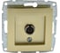 Розетка Mono Electric L / D Механизм Tv конц. с Экраном Белая 500-001905-138 1