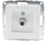 Розетка Mono Electric L / D Механизм Cпутниковая проходная Белая 500-001905-148 1