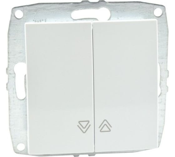 Механизм выключателя управления жалюзи MONO ELECTRIC L / D Белый 500-001925-113 1