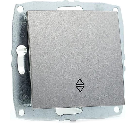 Механизм проходного выключателя 1 клавишного MONO ELECTRIC L / D Антрацит 500-002425-109 1