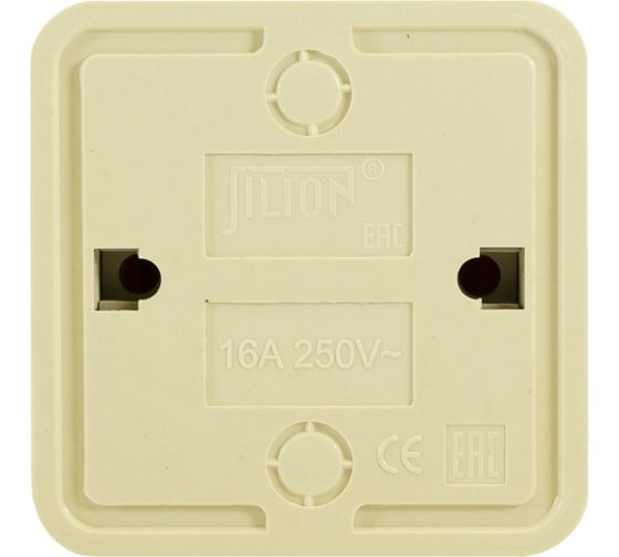 Розетка Jilion 1 гнездо с заземлением дуб 9533478