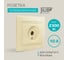 Телевизионная розетка Jilion бежевый 9533185 2