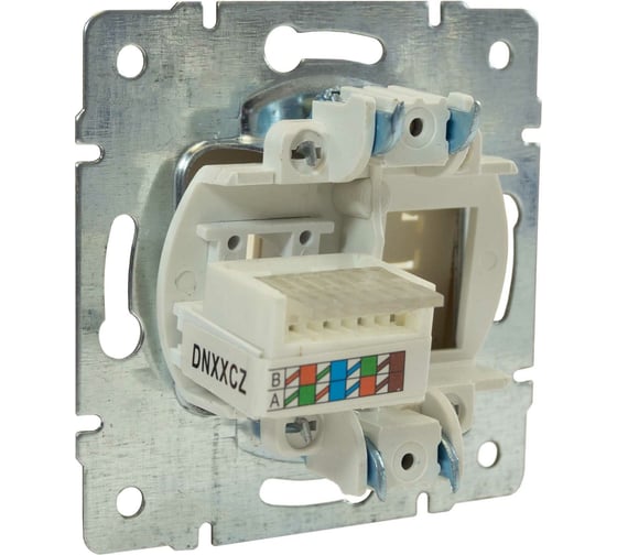 Интернет розетка Jilion RJ45 бежевый 9533193