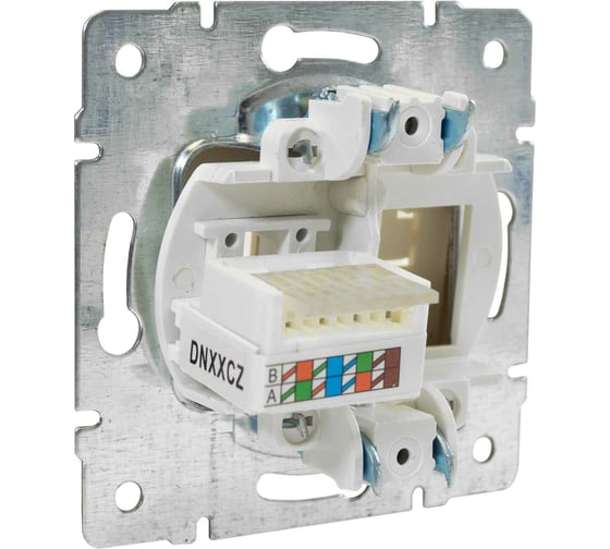 Интернет розетка Jilion RJ45 белый 9533192